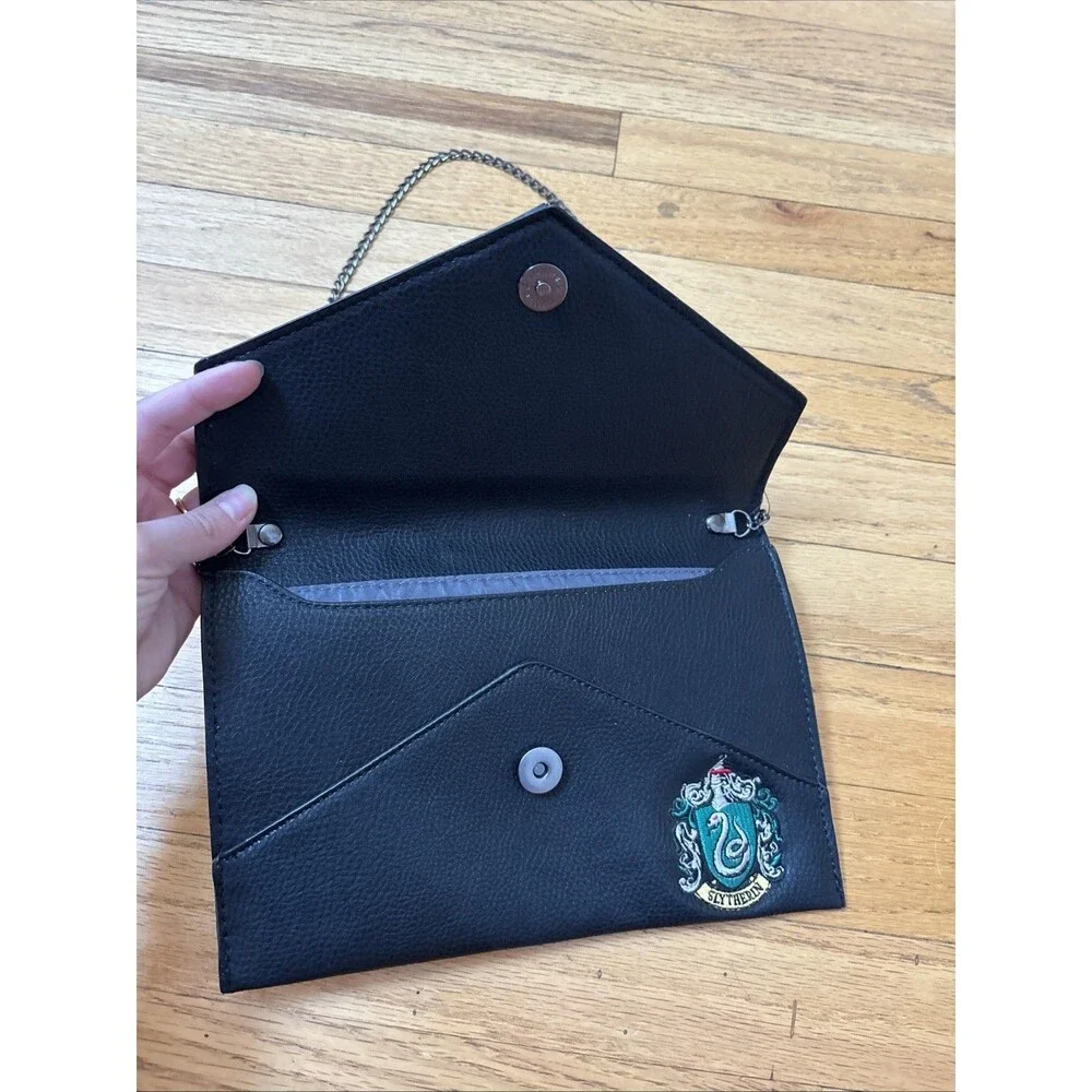 NWT DANIELLE NICOLE Harry Potter Slytherin Clutch Bag with Chain Strap